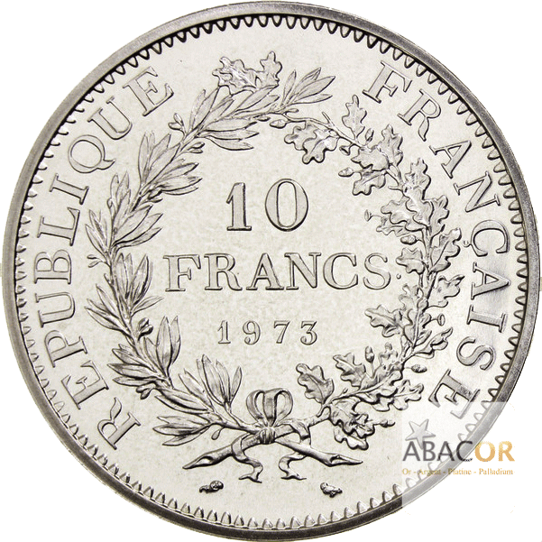 10 Francs Argent Hercule