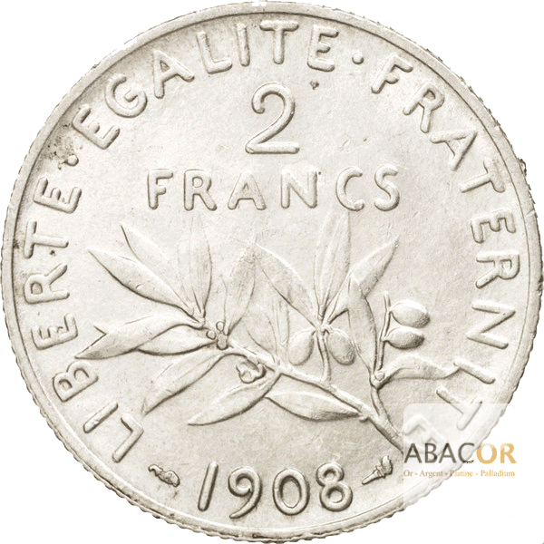 2 Francs Argent Semeuse